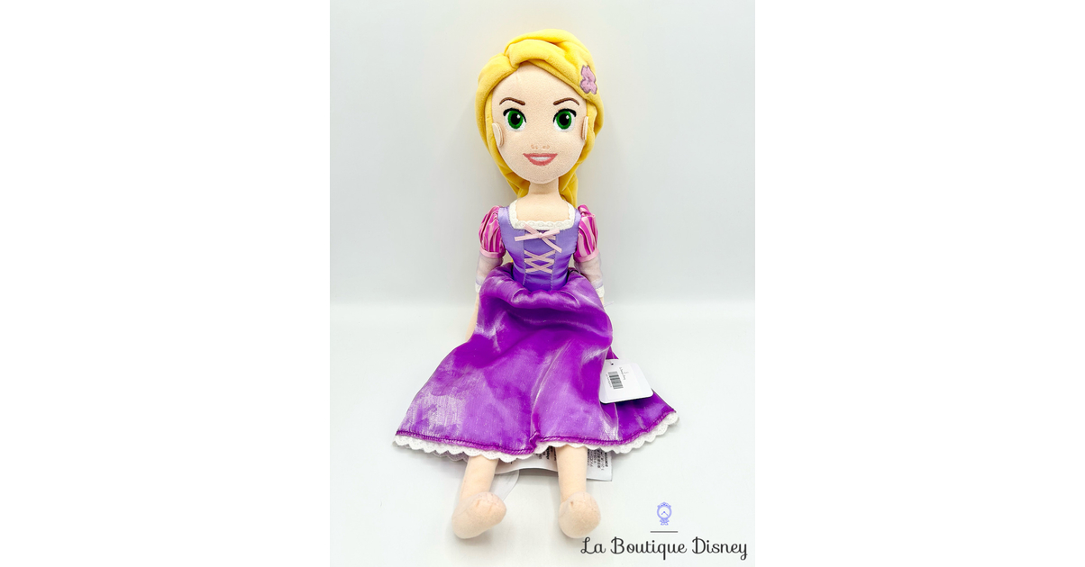 Poup E Chiffon Raiponce Disney Store Peluche Princesse Robe